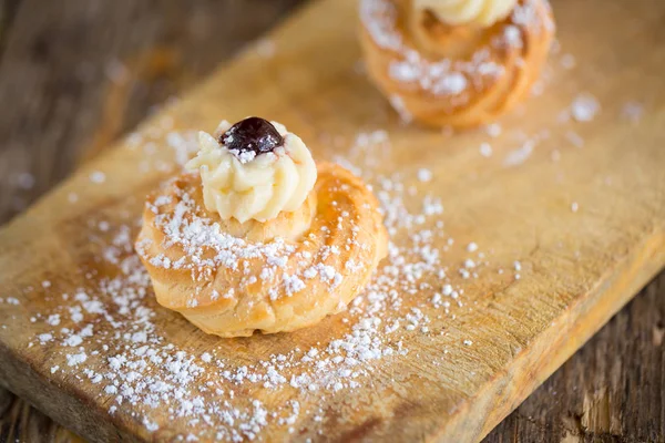 Вкусная выпечка Zeppole — стоковое фото