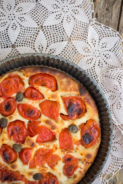 Pan de focaccia italiano — Foto de Stock