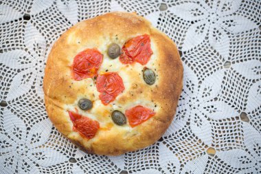 İtalyan focaccia ekmek