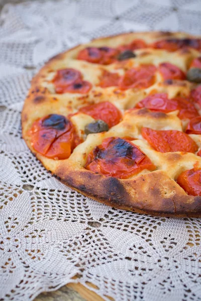 Pan de focaccia italiano — Foto de Stock