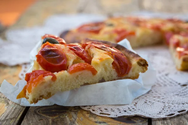 이탈리아 focaccia 빵 — 스톡 사진