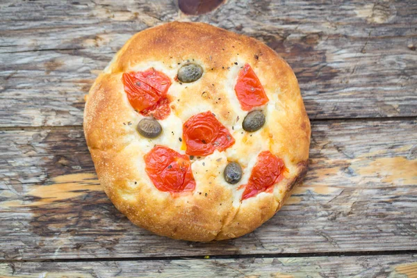 Italská focaccia chléb — Stock fotografie