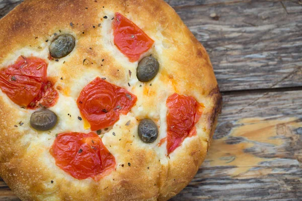 Pan de focaccia italiano —  Fotos de Stock