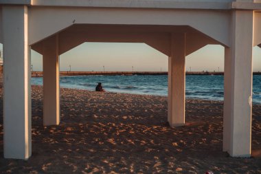 Cadiz, Andalusia gün batımı