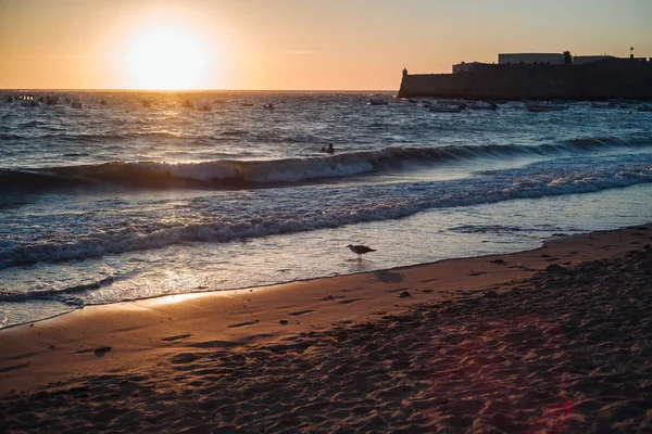 Puesta de sol en Cádiz, Andalucía —  Fotos de Stock