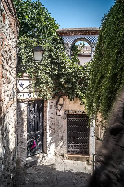 Ruas da Albaicin em Granada — Fotografia de Stock
