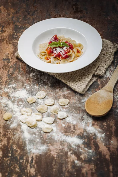 Home made Orecchiette pasta — Stock Photo, Image
