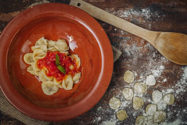 Pasta casera Orecchiette —  Fotos de Stock