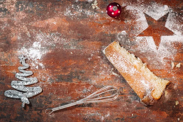 Italian Pandoro cake — Stock Photo, Image