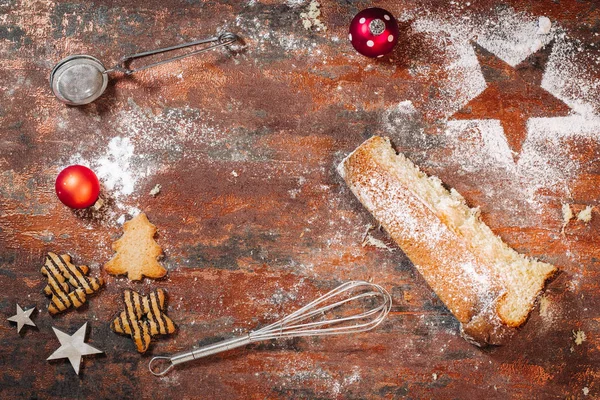 Italian Pandoro cake — Stock Photo, Image