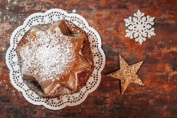 Italian Pandoro cake — Stock Photo, Image