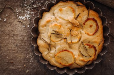 İtalyan focaccia ekmek