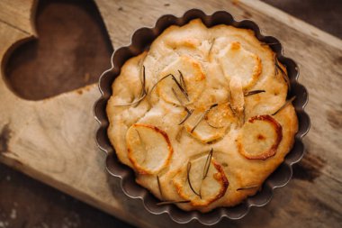 İtalyan focaccia ekmek