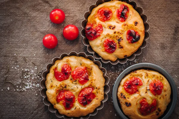 Italian Focaccia bread — Stock Photo, Image