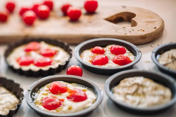 İtalyan focaccia ekmek — Stok fotoğraf