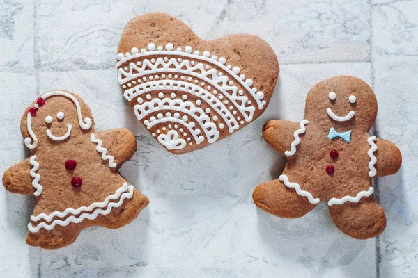 Cookies de tema de Natal — Fotografia de Stock