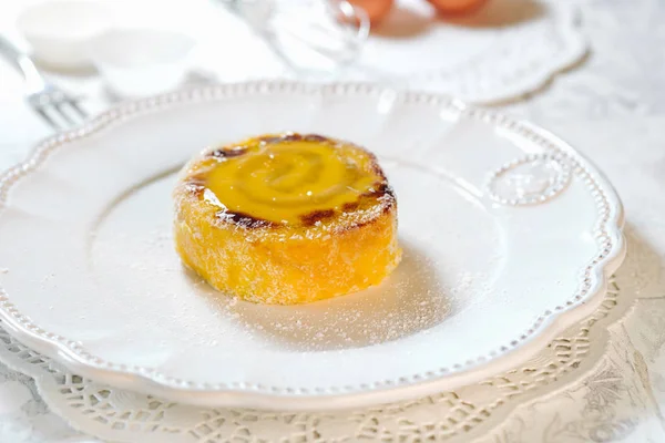 Leckerer Rollkuchen aus Portugal — Stockfoto