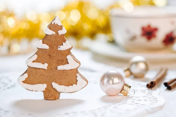 Cute christmas decorated cookies — Stock Photo, Image
