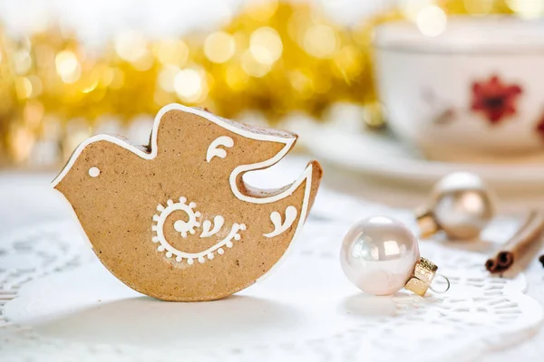 Gullig dekorerade cookies — Stockfoto