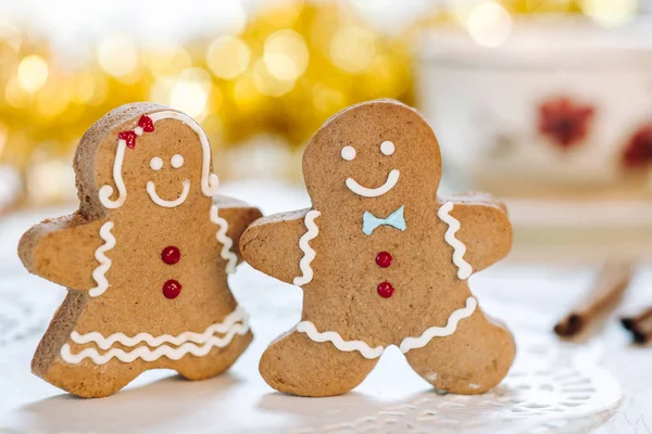 Cute christmas decorated cookies