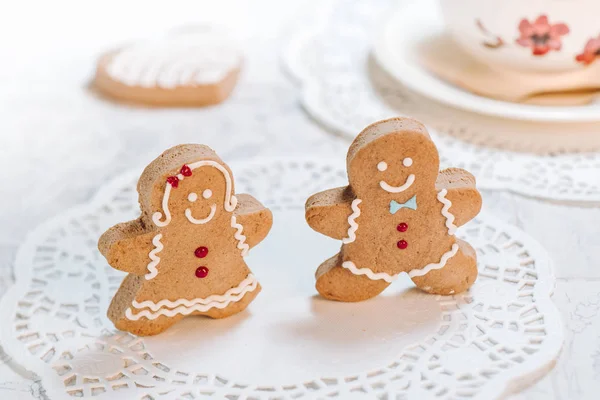Cute christmas decorated cookies