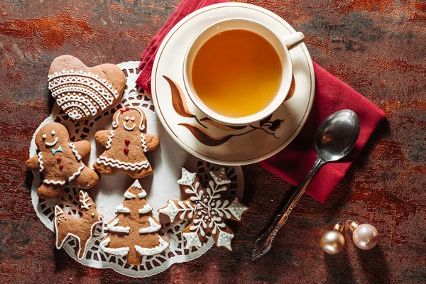 Cookies de tema de Natal — Fotografia de Stock