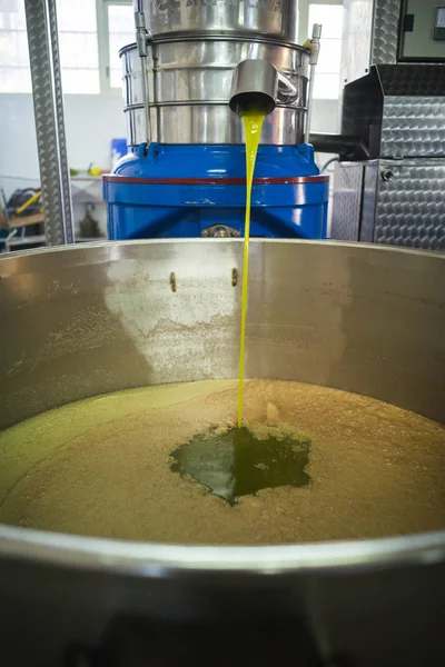 Výroba olivového oleje — Stock fotografie