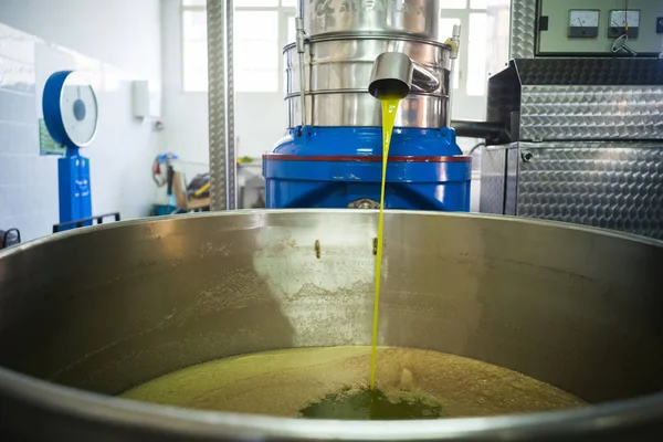 Výroba olivového oleje — Stock fotografie