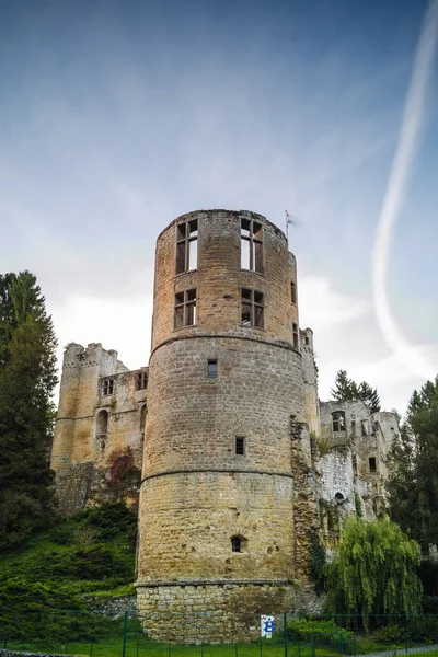 Belo Castelo Useldange Norte Luxemburgo — Fotografia de Stock