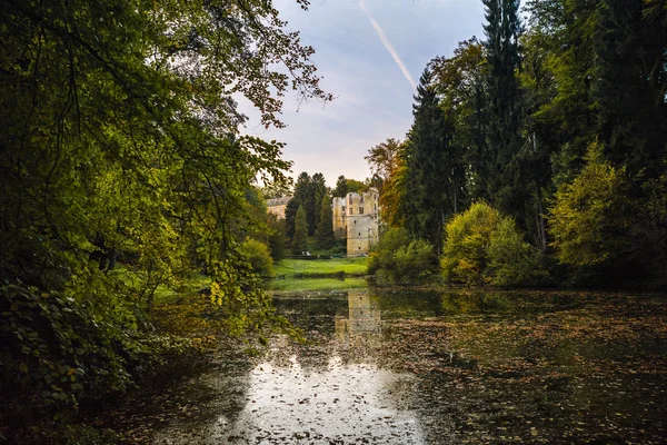 Krásný Hrad Useldange Severu Lucemburska — Stock fotografie