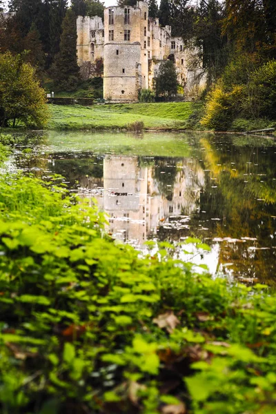 Hermoso Castillo Useldange Norte Luxemburgo — Foto de Stock