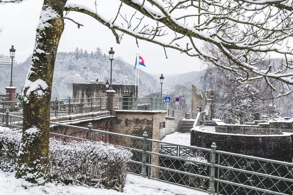 Прекрасні білі Люксембургу — стокове фото
