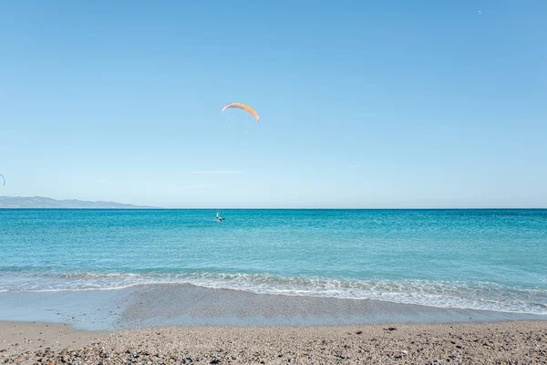 Cagliari, sardinien / oktober 2019: der schöne sandstrand von p — Stockfoto