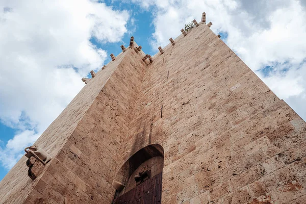 CAGLIARI, ITALY /OCTOBER 2019: The historical elephant tower in — Stock Photo, Image