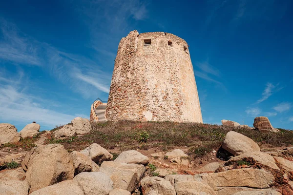 La meravigliosa spiaggia di Torre di Bari in Ogliastra, Sardegna — Foto Stock