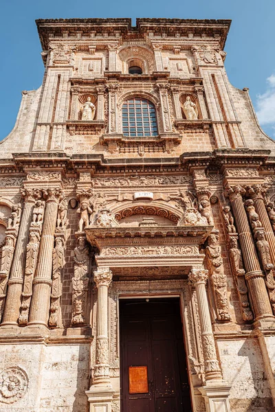 Wonderful architecture in the old town of Nardo, province of Lecce — Stock Photo, Image