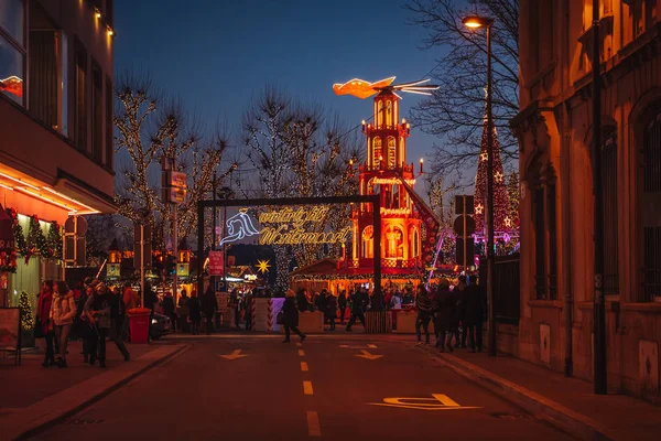 Luksemburg / grudzień 2019: Święto Bożego Narodzenia — Zdjęcie stockowe