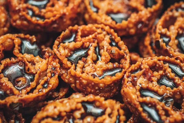 Cartellate, una deliciosa pastelería tradicional de Puglia — Foto de Stock