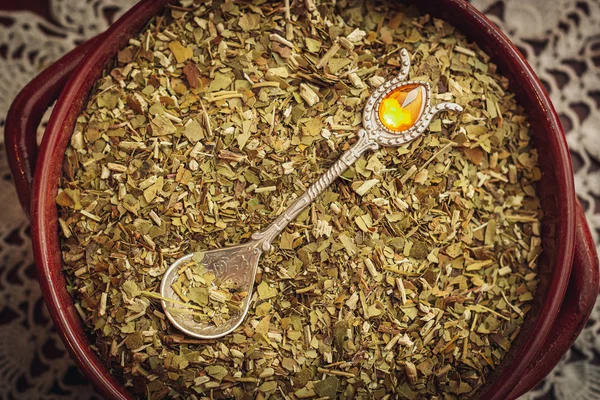 Yerba Mate, tradycyjna herbata z Argentyny — Zdjęcie stockowe