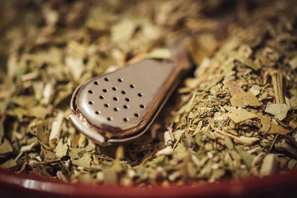 Yerba Mate, der traditionelle Tee aus Argentinien — Stockfoto