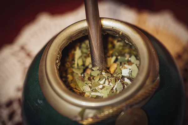 Yerba Mate, the traditional tea from Argentina — 스톡 사진