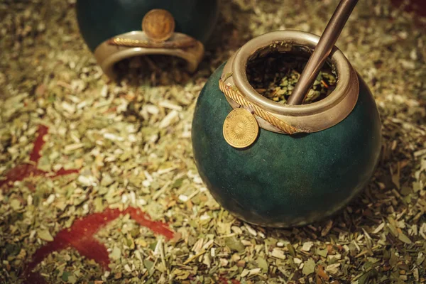 Yerba Mate, el tradicional té argentino — Foto de Stock