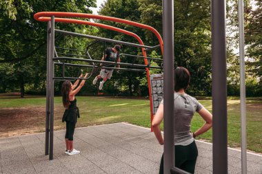 LUXEMBOURG / HAZİRAN 2019: Şehirdeki spor faaliyetleri