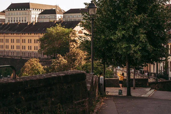 Luuxemburg Juli 2019 Livet Huvudstaden Luxemburg — Stockfoto