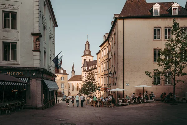 Luuxembourg July 2019 룩셈부르크 수도에서의 — 스톡 사진