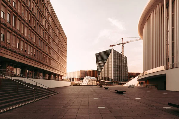 Luxemburg Juli 2019 Modern Arkitektur Kirchberg — Stockfoto