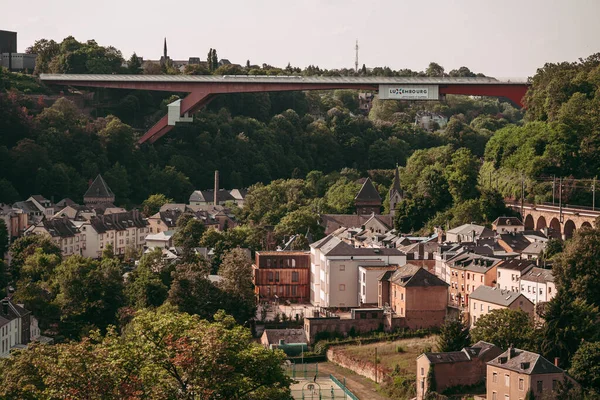 Luksemburg Lipiec 2019 Codzienne Sceny Życia Centrum Miasta — Zdjęcie stockowe