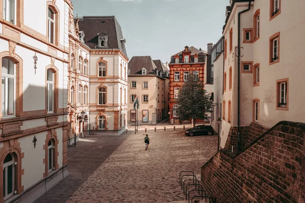 Luxemburgo Ciudad Julio 2019 Arquitectura Histórica Centro Ciudad —  Fotos de Stock