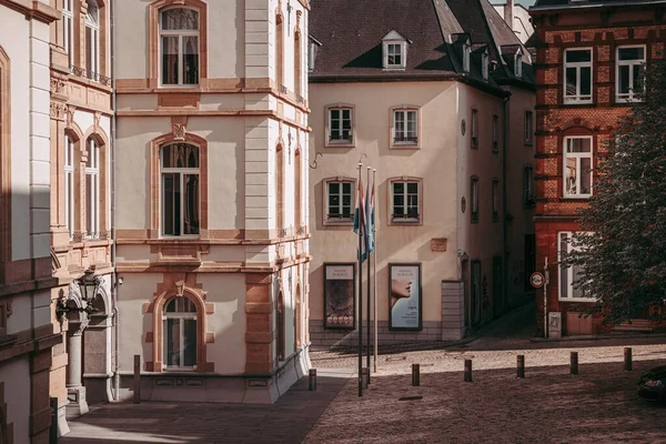 Luxemburg Stad Juli 2019 Historisk Arkitektur Stadens Centrum — Stockfoto