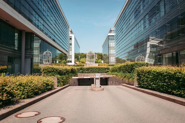 Luxembourg City July 2019 Modern Architecture Financial District — Stock Photo, Image